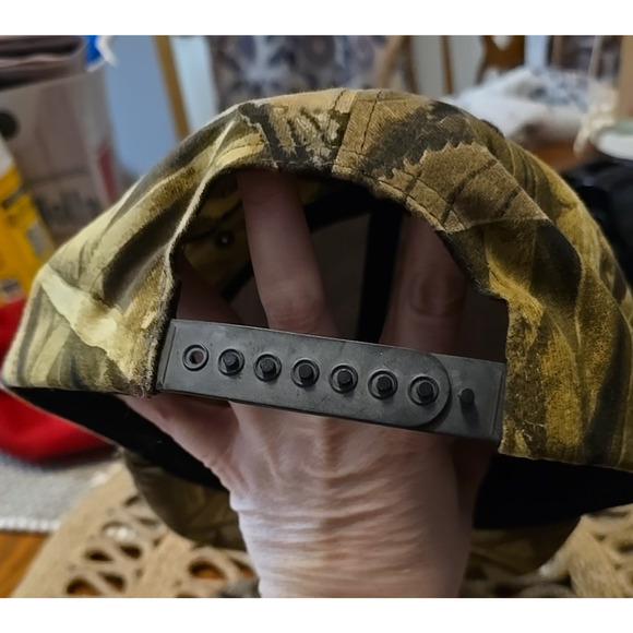 VTG Ducks Unlimited Wetlands Camo Adjustable Snapback Baseball Cap Men's OS - Picture 3 of 5